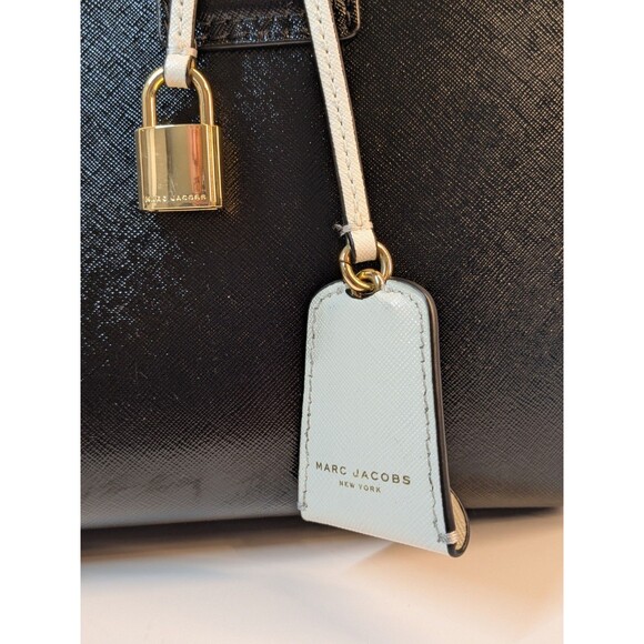 Marc Jacobs Little Big Shot Leather Satchel Black, Green & Pink - Picture 4 of 16